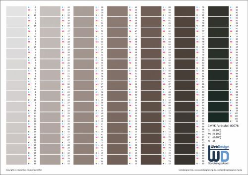 CMYK-Farbtabelle 0078