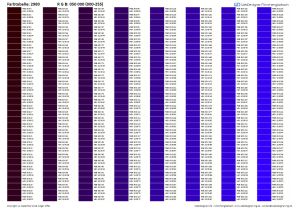 RGB / HEX Farbtafel / Farbtabelle 2980