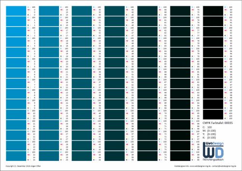 CMYK-Farbtabelle 0035