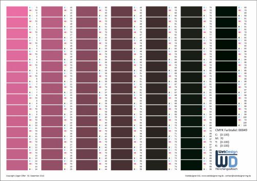 CMYK-Farbtabelle 0049
